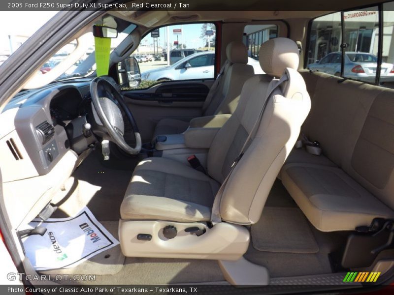  2005 F250 Super Duty XL SuperCab Tan Interior