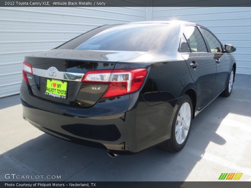 Attitude Black Metallic / Ivory 2012 Toyota Camry XLE