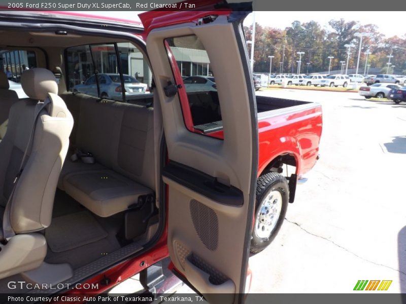 Red Clearcoat / Tan 2005 Ford F250 Super Duty XL SuperCab