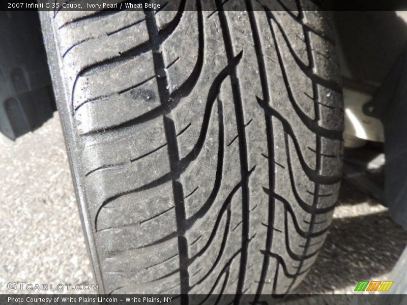 Ivory Pearl / Wheat Beige 2007 Infiniti G 35 Coupe