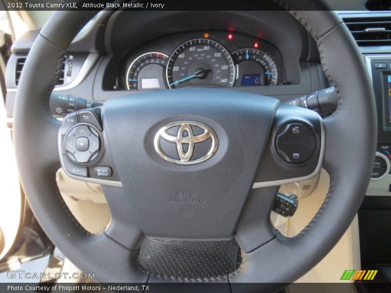 Attitude Black Metallic / Ivory 2012 Toyota Camry XLE