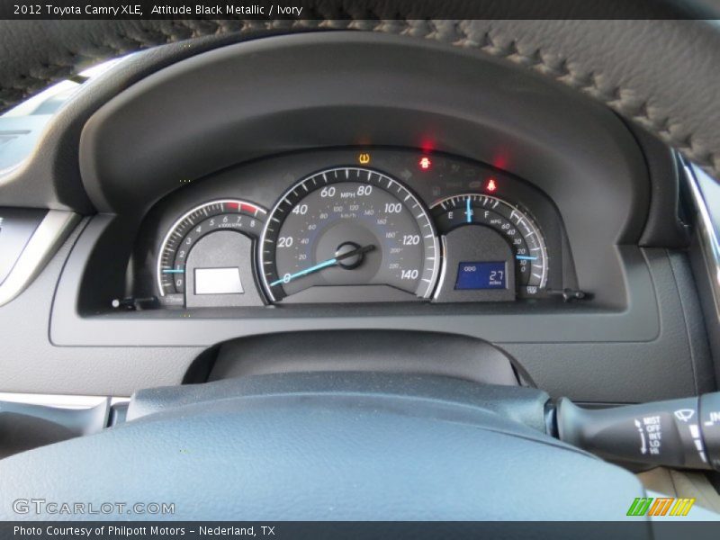 Attitude Black Metallic / Ivory 2012 Toyota Camry XLE