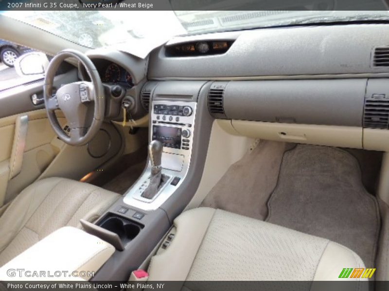 Ivory Pearl / Wheat Beige 2007 Infiniti G 35 Coupe
