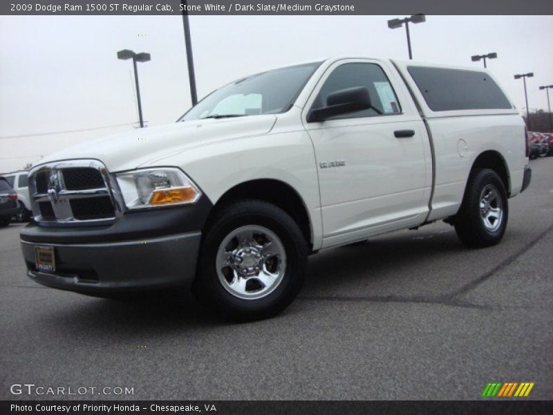 Stone White / Dark Slate/Medium Graystone 2009 Dodge Ram 1500 ST Regular Cab