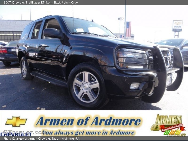 Black / Light Gray 2007 Chevrolet TrailBlazer LT 4x4