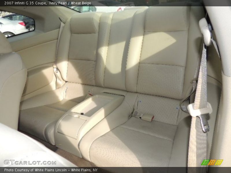 Ivory Pearl / Wheat Beige 2007 Infiniti G 35 Coupe