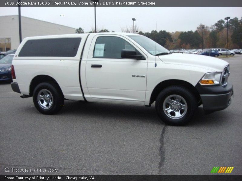 Stone White / Dark Slate/Medium Graystone 2009 Dodge Ram 1500 ST Regular Cab