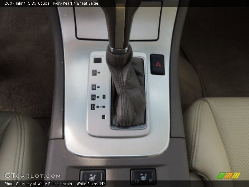 Ivory Pearl / Wheat Beige 2007 Infiniti G 35 Coupe