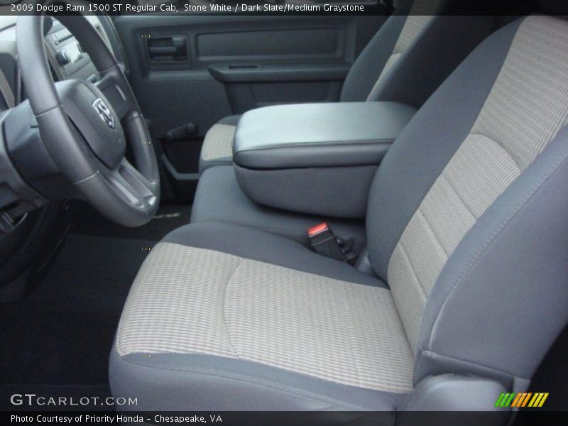 Stone White / Dark Slate/Medium Graystone 2009 Dodge Ram 1500 ST Regular Cab