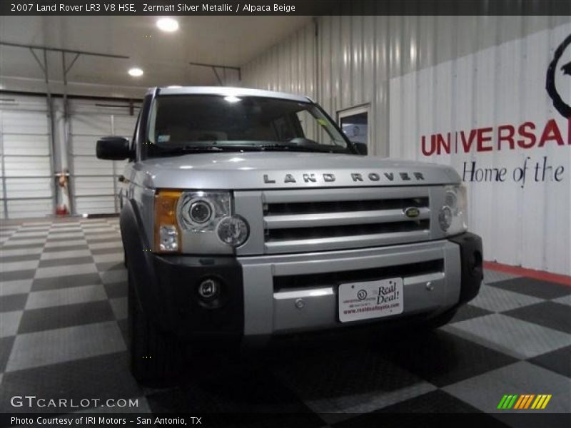 Zermatt Silver Metallic / Alpaca Beige 2007 Land Rover LR3 V8 HSE