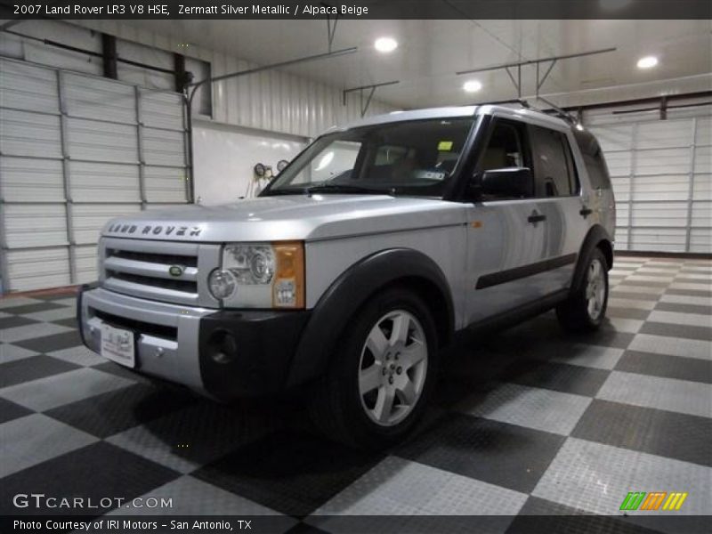 Zermatt Silver Metallic / Alpaca Beige 2007 Land Rover LR3 V8 HSE