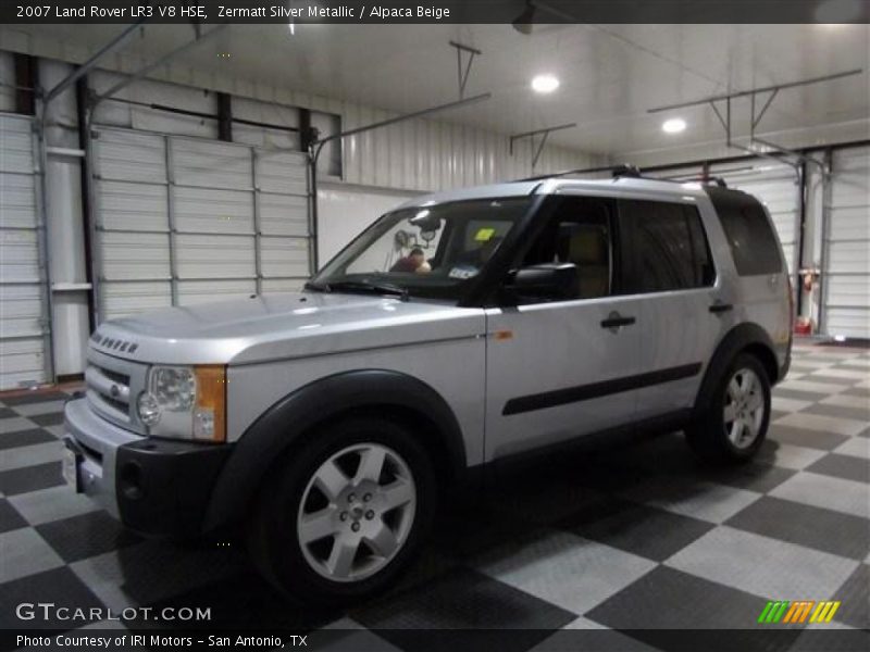 Zermatt Silver Metallic / Alpaca Beige 2007 Land Rover LR3 V8 HSE