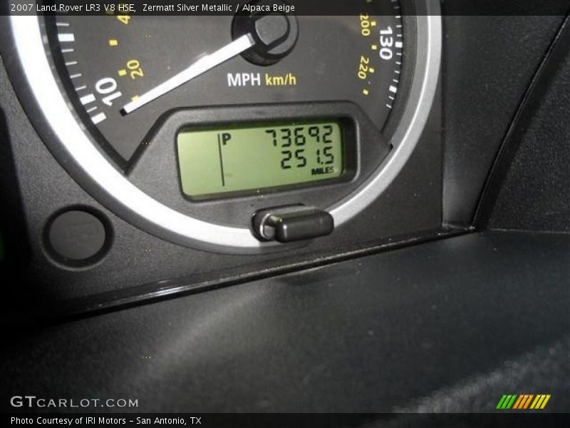 Zermatt Silver Metallic / Alpaca Beige 2007 Land Rover LR3 V8 HSE