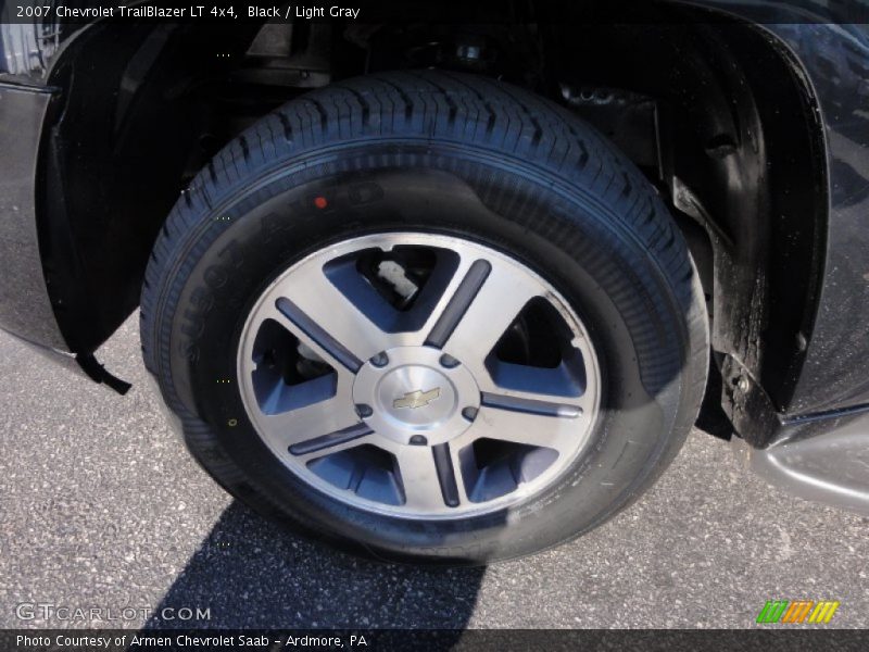 Black / Light Gray 2007 Chevrolet TrailBlazer LT 4x4