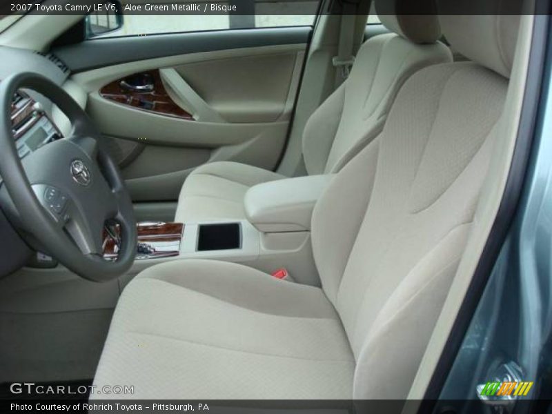 Aloe Green Metallic / Bisque 2007 Toyota Camry LE V6