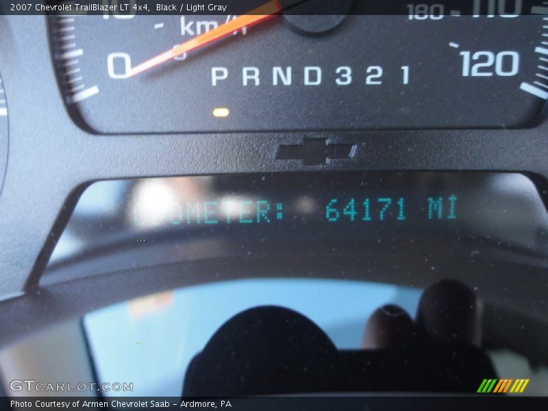 Black / Light Gray 2007 Chevrolet TrailBlazer LT 4x4