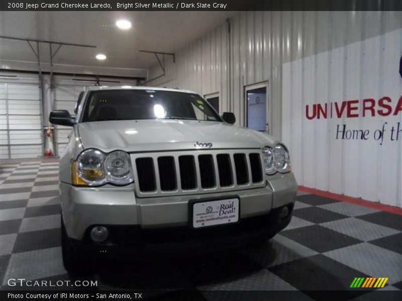 Bright Silver Metallic / Dark Slate Gray 2008 Jeep Grand Cherokee Laredo
