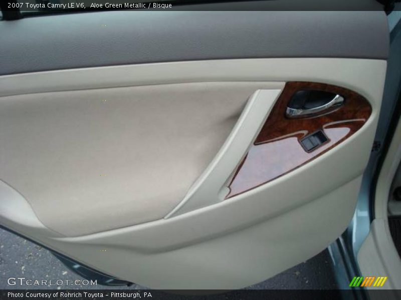 Aloe Green Metallic / Bisque 2007 Toyota Camry LE V6