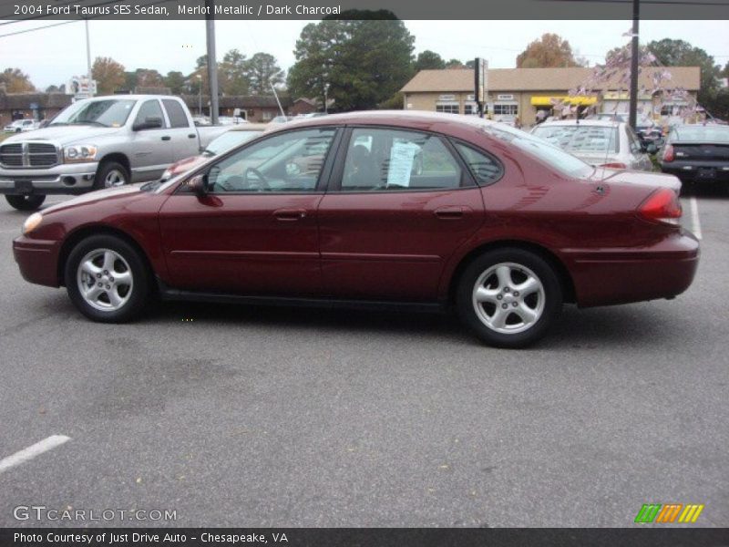 Merlot Metallic / Dark Charcoal 2004 Ford Taurus SES Sedan
