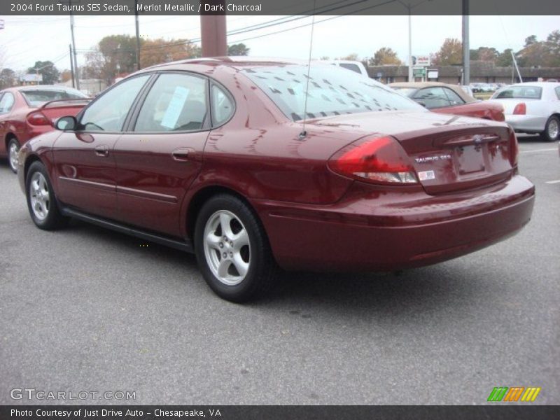 Merlot Metallic / Dark Charcoal 2004 Ford Taurus SES Sedan