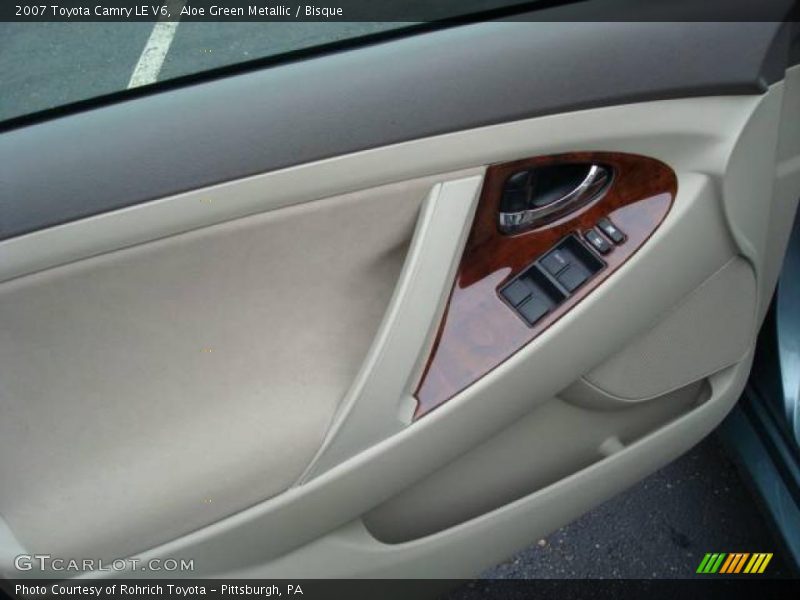 Aloe Green Metallic / Bisque 2007 Toyota Camry LE V6