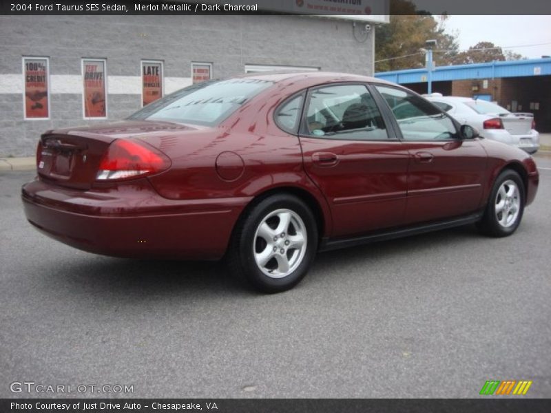 Merlot Metallic / Dark Charcoal 2004 Ford Taurus SES Sedan