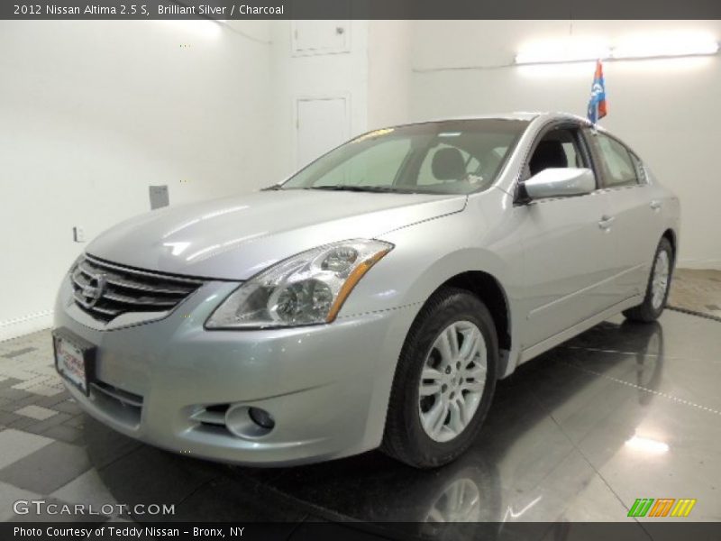 Brilliant Silver / Charcoal 2012 Nissan Altima 2.5 S