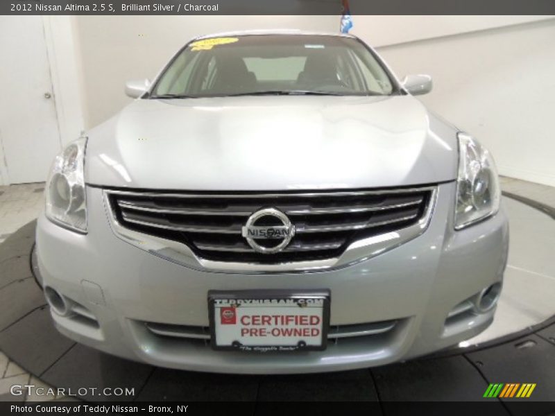 Brilliant Silver / Charcoal 2012 Nissan Altima 2.5 S