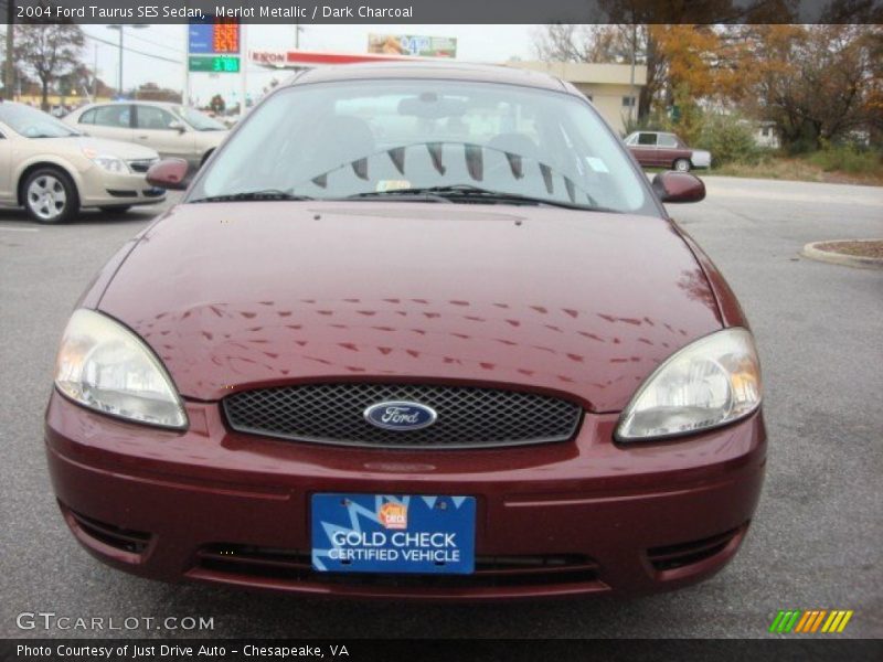 Merlot Metallic / Dark Charcoal 2004 Ford Taurus SES Sedan