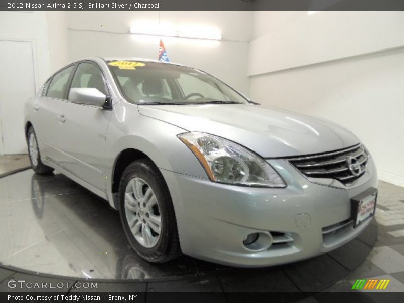 Brilliant Silver / Charcoal 2012 Nissan Altima 2.5 S