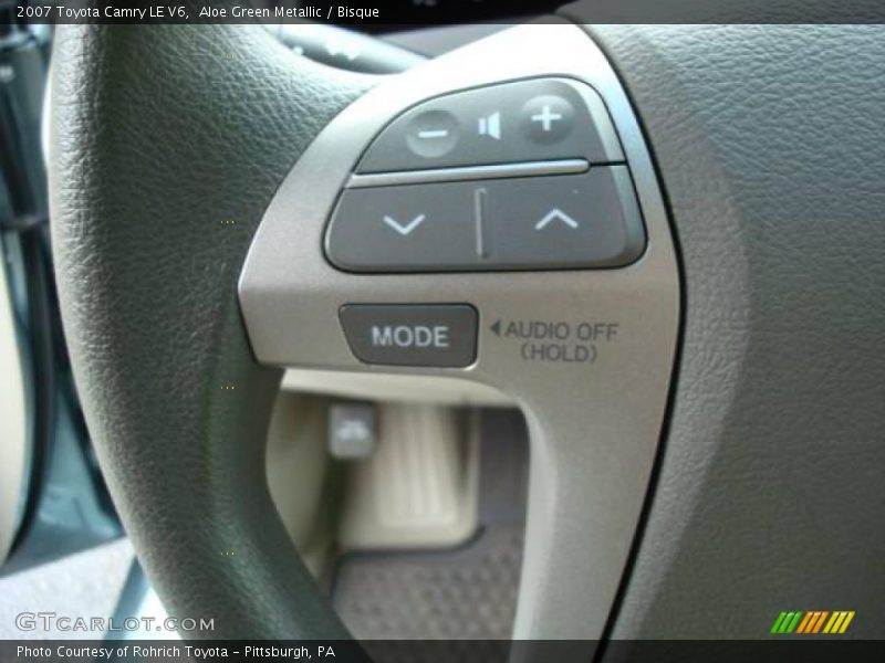 Aloe Green Metallic / Bisque 2007 Toyota Camry LE V6