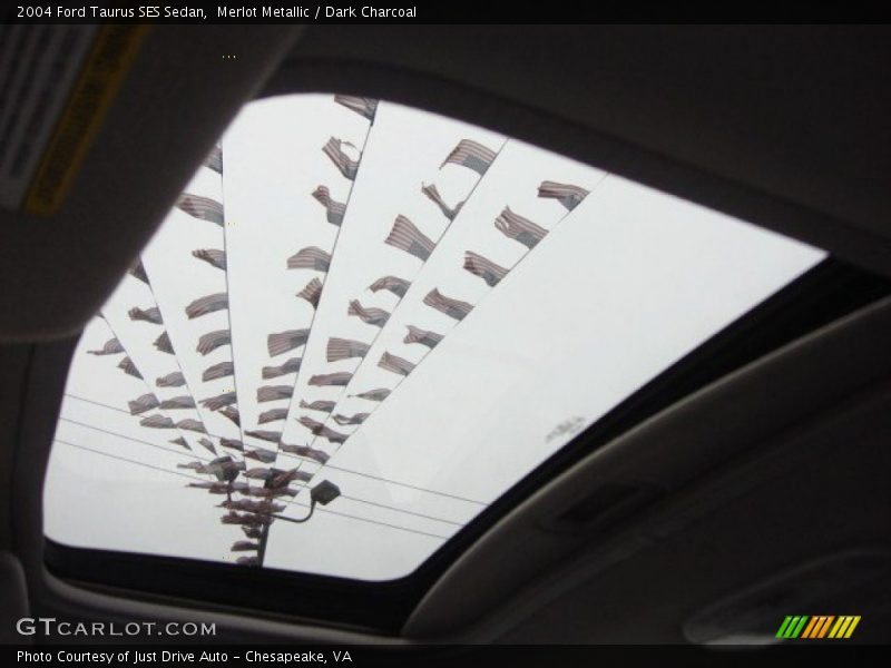 Merlot Metallic / Dark Charcoal 2004 Ford Taurus SES Sedan