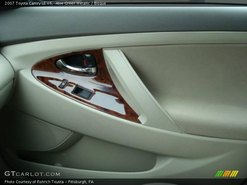Aloe Green Metallic / Bisque 2007 Toyota Camry LE V6