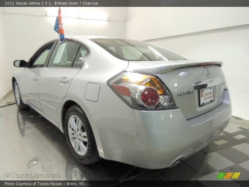 Brilliant Silver / Charcoal 2012 Nissan Altima 2.5 S