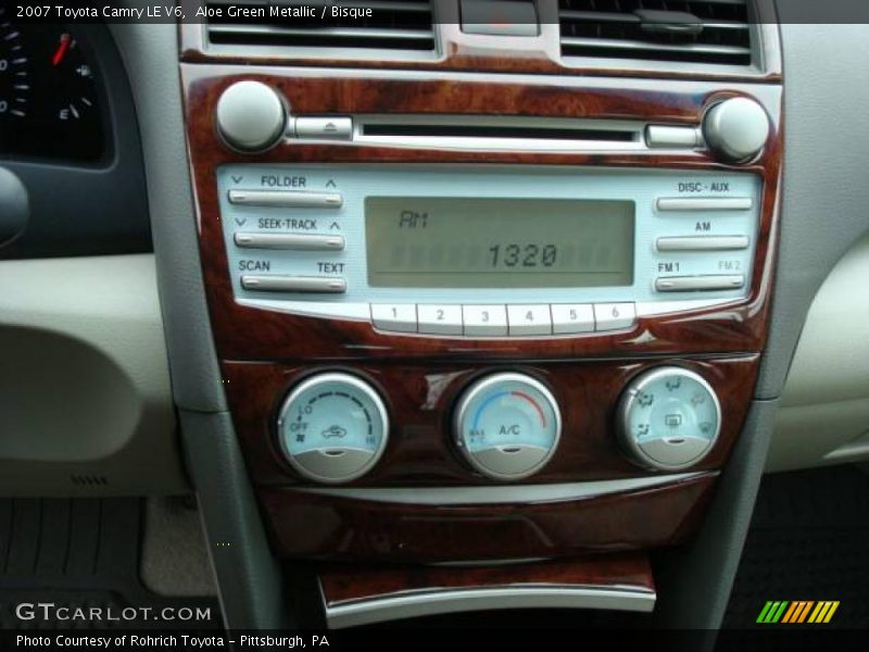 Aloe Green Metallic / Bisque 2007 Toyota Camry LE V6