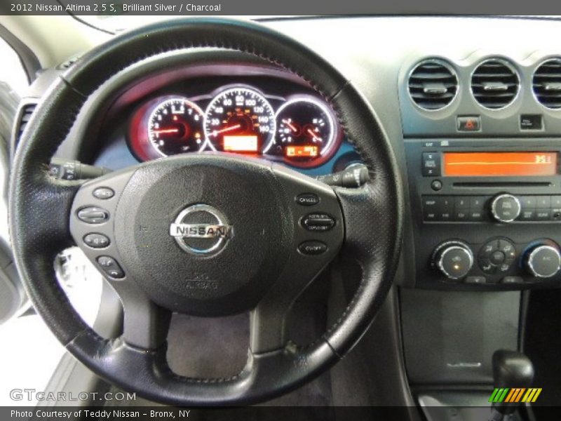 Brilliant Silver / Charcoal 2012 Nissan Altima 2.5 S