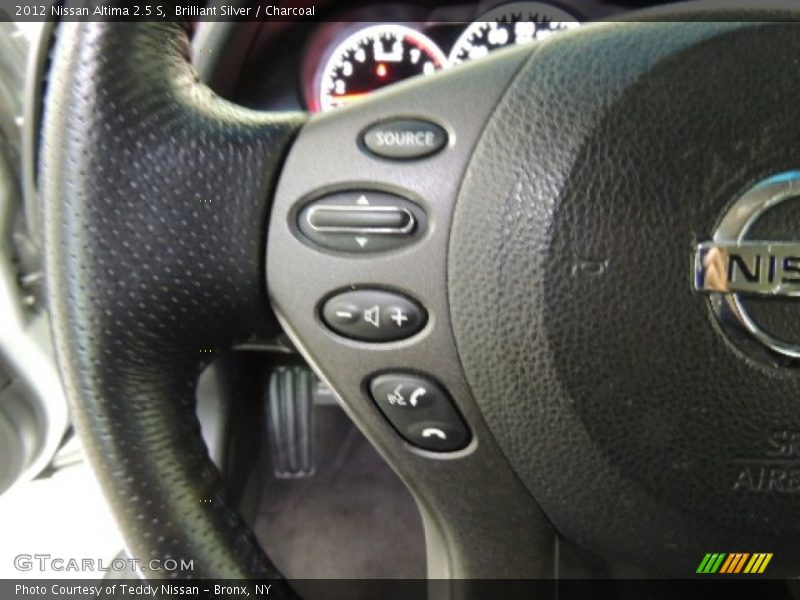 Brilliant Silver / Charcoal 2012 Nissan Altima 2.5 S