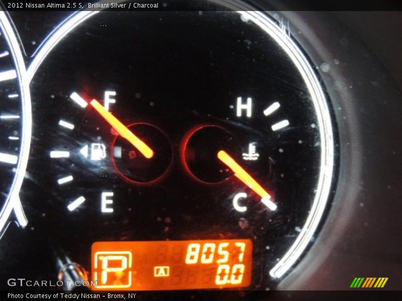 Brilliant Silver / Charcoal 2012 Nissan Altima 2.5 S