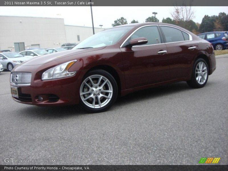 Tuscan Sun / Cafe Latte 2011 Nissan Maxima 3.5 SV