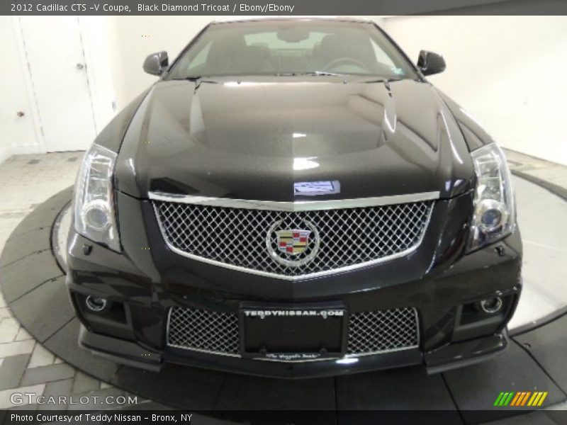 Black Diamond Tricoat / Ebony/Ebony 2012 Cadillac CTS -V Coupe
