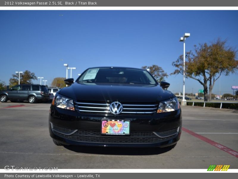 Black / Titan Black 2012 Volkswagen Passat 2.5L SE