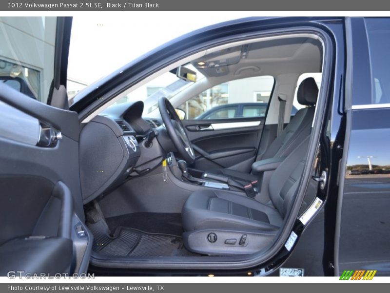 Black / Titan Black 2012 Volkswagen Passat 2.5L SE