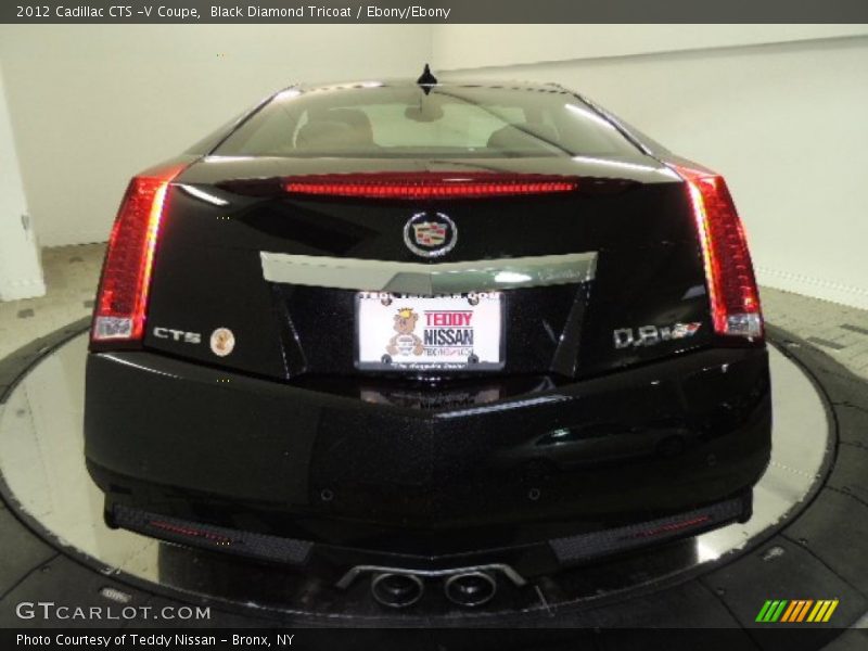 Black Diamond Tricoat / Ebony/Ebony 2012 Cadillac CTS -V Coupe
