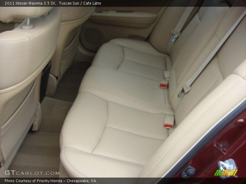 Rear Seat of 2011 Maxima 3.5 SV