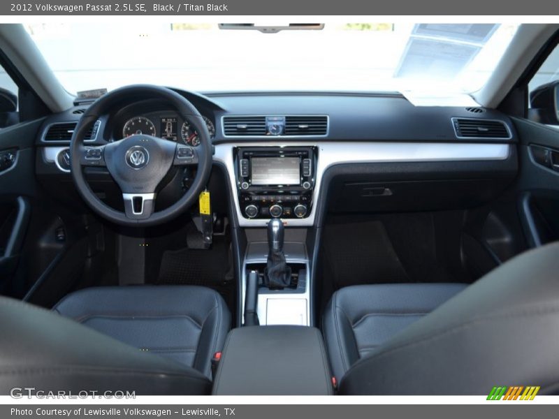 Black / Titan Black 2012 Volkswagen Passat 2.5L SE