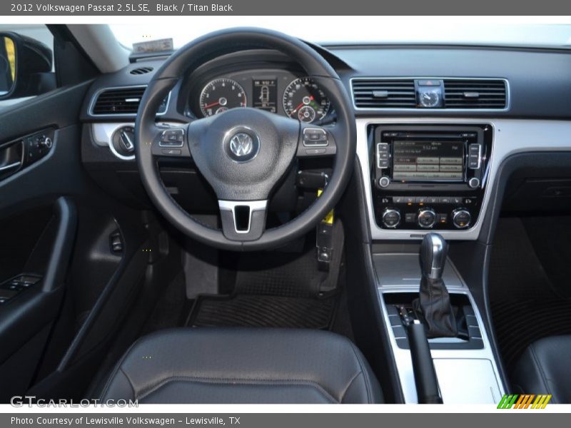 Black / Titan Black 2012 Volkswagen Passat 2.5L SE