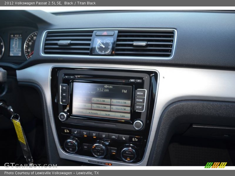 Black / Titan Black 2012 Volkswagen Passat 2.5L SE