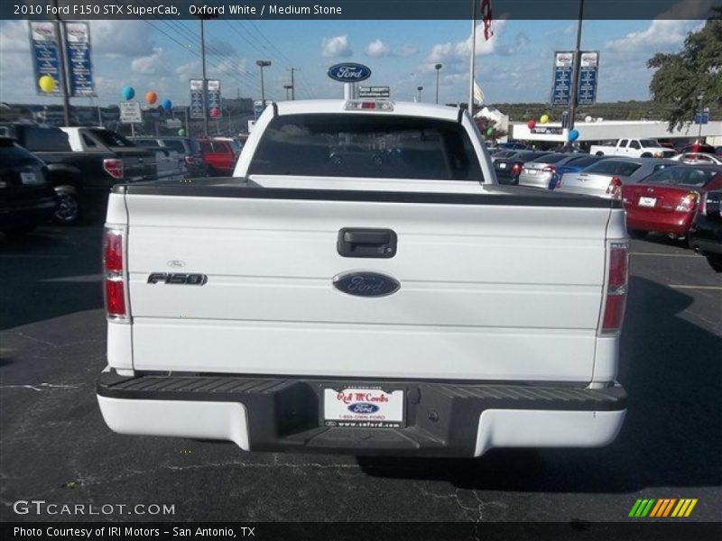 Oxford White / Medium Stone 2010 Ford F150 STX SuperCab