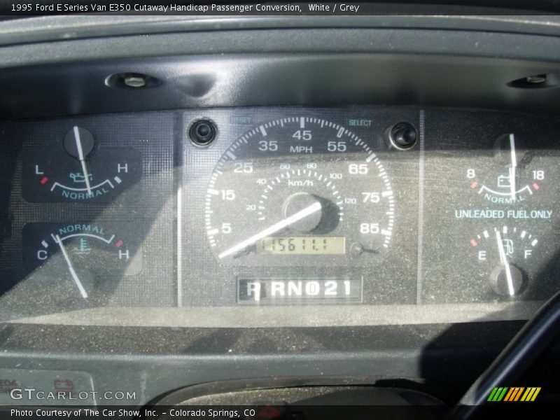  1995 E Series Van E350 Cutaway Handicap Passenger Conversion E350 Cutaway Handicap Passenger Conversion Gauges