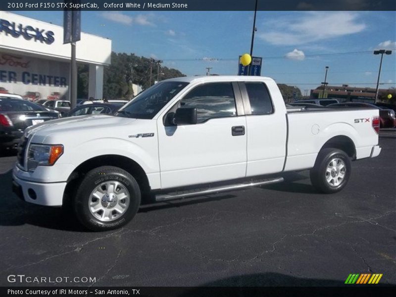 Oxford White / Medium Stone 2010 Ford F150 STX SuperCab